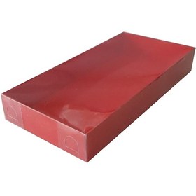 Resim Asetat Kapaklı Karton Kutu 20X10X3 25 Adet Kırmızı N11.9131 
