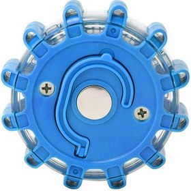 Resim Reedark Magneetik Tabanlı Mavi Led Acil Alarm Işığı - 15 Parlak Led, 9 Işık Modu, 500m Görünürlük, Araç/motosiklet Kamp Kullanıma Uygun Pil Yok 