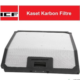 Resim Icf Aspiratör Davlumbaz Kaset Karbon Filtre Bacasız Kullanım İçin 