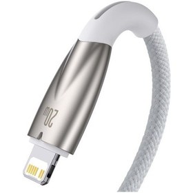 Resim Baseus Glimmer Series 20w 100 Cm Type-c To Lightning Şarj Kablosu Beyaz 