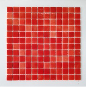 Resim MozaiKristaL Yaşam Alanlarının Tüm Yüzeyleri Için 25x25x5mm Cam Mozaik. ( 1 Koli = 1 M2 Fiyatıdır ) 