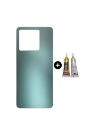 Resim Redmi Note 13 Pro 5g Uyumlu Arka Pil Kapağı Yeşil + B7000 Çok Renkli 