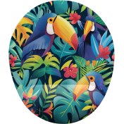 Resim Mena Rise Iyi Fikirler Kuşu Bilek Destekli Mouse Pad 