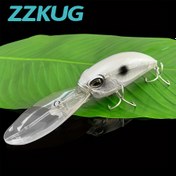 Resim ZZKUG 1 Adet 41g Dev Yüzen Minnow – 14.6cm/5.75in Çift Yüzme Hareketli Swimbait, Paslanmaz Üçlü Kanca ile Tatlısu/Tuzlu Su ve Derin/Deniz Sığ Su için Biyonik Tasarımlı Wobbling Lure, Rockfish/Tuzlu Su Levreği Özel Takımı 