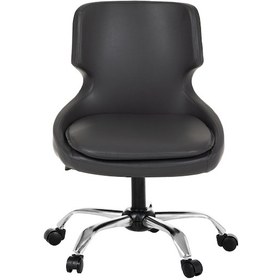 Resim Krom Metal Ayakli Ofis Çocuk Odasi Çalişma Sandalyesiderisele 