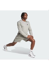 Resim Adidas Game & Go Team Issue Bisiklet Yaka Erkek Sweatshirt Jc5695 Gri 