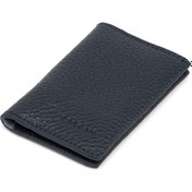 Resim Lacivert Deri Unisex Kredi Kartlık - S1KK00000266-A38 