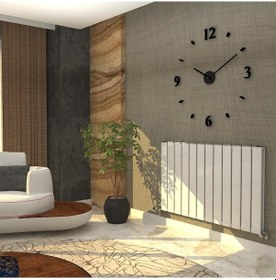 Resim Nirvana 300x1190 Siyah 15 Dilim Dekoratif Hibrit Alüminyum&Çelik 