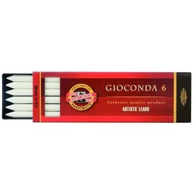 Resim Koh-I Noor 5.6 MM Portmin Ucu White Chalk Beyaz 6'lı Kutu 