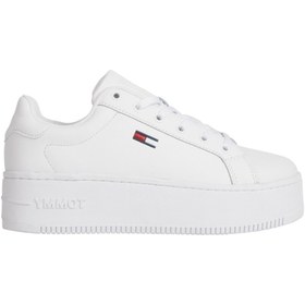 Resim Tommy Hilfiger Kadın Beyaz Kadın Spor Ayakkabı EN0EN02043YBR Beyaz 