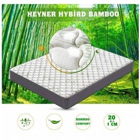Resim Uzunbebe 120X190 Ortopedik Yaylı Yatak Heyner Hybird Bamboo 
