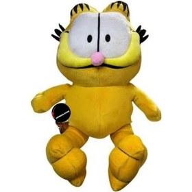 Resim Garfield Peluş Oyuncak 45 Cm Büyük Boy Hediyelik Uykucu Uyku Arkadaşı Sarı 