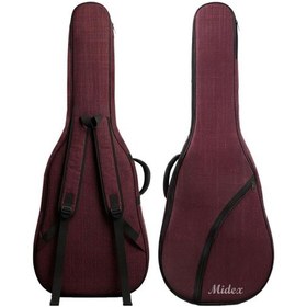 Resim Midex Cs-39rd Özel Tasarım Softcase Klasik Gitar Çantası Kılıfı 103 Cm 