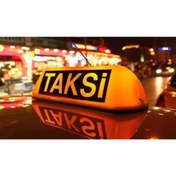 Resim CARSESUAR Işıklı Taksi Levhası Mıknatıslı Taksi Yazısı 12 Volt 