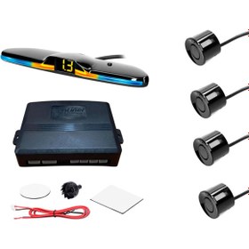 Resim SIEGEN Sentinel Park Sensörü Ses İkazlı Led Ekranlı Siyah Sensör 