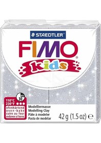 Resim Fimo Kids Polimer Kil 42g No:812 Yaldızlı Gri 