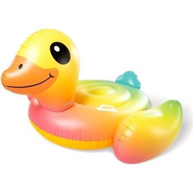 Resim Ibn57556 İntex Ördek Binici Tutmaçlı Ada Çok Renkli 