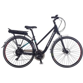 Resim Salcano Serenity 1 Unisex Bafang 250 Watt Elektrikli Bisiklet Siyah Kırmızı Siyah 