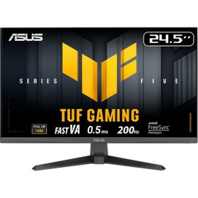 Resim ASUS 24.5" Tuf Gaming Vg257Q5A 200Hz 0.5Ms Full Hd Freesync Fast İps Gaming Monitör 