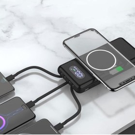 Resim evimdeyokyok 10.000 mAh Taşınabilir Hızlı Şarj Aleti/Wireless Powerbank W01 TdrTr 