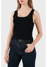 Resim Armani Exchange Bayan Top Xw001303 Af10352 Uc001 Siyah Siyah 