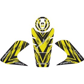Resim Bajaj Pulsar F250 Tank Pad Set 2022/2024 Uyumlu 01 