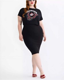 Resim CNG MODA Modal Kumaş Midi Kalem Etek 
