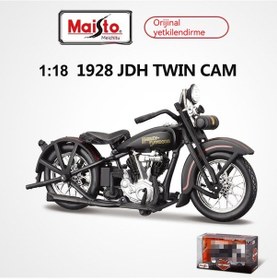 Resim Aurora 1:18 Halley. Davidson Simülasyon Siyah 