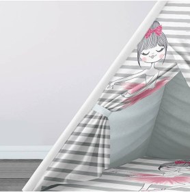 Resim instababyrooms Çocuk Oyun Çadırı Balerin kız ve tavşan Dijital Baskılı 