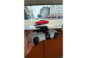 Resim KMA Tekstil Ps5 Oyun Konsol Direksiyonu - Ps5 Mini Oyun Konsol Direksiyonu - Dualsense Oyun Direksiyonu 