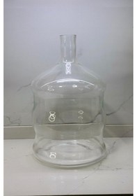 Resim 10 Litre Cam Damacana Sebil Uyumlu, Plastik Kapaklı Şeffaf 