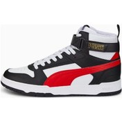 Resim Puma Rbd Game - Erkek White-red-black Bilekli Spor Ayakkabı - 385 Siyah | Orijinal 
