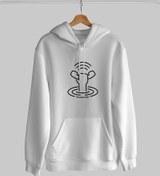 Resim Telefonunuz var Oversize Unisex Kapüşonlu Sweatshirt 