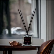 Resim mislinapearls Limon Oda Kokusu 100ml Yeşil Limon Bambu Çubuk Ofis Koku Kare Şişe Özel Tasarım 