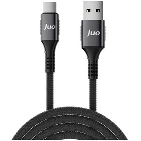 Resim 66w Usb-a To Type-c Örgülü Hızlı Şarj Ve Data Kablosu 1 Metre 