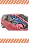Resim alp aksesuar Peugeot 208 Tüm Modellerine Özel 4'lü Mügen Tip Cam Rüzgarlığı 