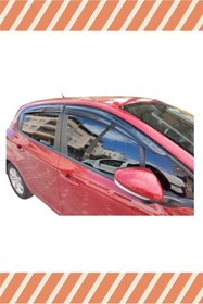 Resim alp aksesuar Peugeot 208 Tüm Modellerine Özel 4'lü Mügen Tip Cam Rüzgarlığı 