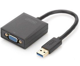 Resim DIGITUS USB3.0 VGA ÇEVİRİCİ(DA-70840)VGA 1080P (DA-70840) 