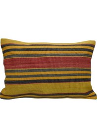 Resim Zehra Abla Halı Yeni El Dokuma Dekoratif Kilim Kırlent Yastık Kılıfı 6661 Çok Renkli 