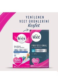 Resim Veet Bacak Vücut Bölgesi Hassas Ciltler Ağda Bandı 3 x 40 Adet 