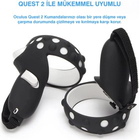 Resim Macrobot Kumanda/controller Kılıfı - Meta Quest 2 ile Uyumlu - 
