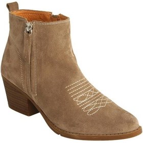 Resim Mammamia D24kb-1720 Topuklu Süet Deri Western Kadın Bot Vizon 