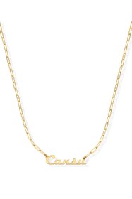 Resim Tasarlatak Isim Kolye Gümüş Cansu 