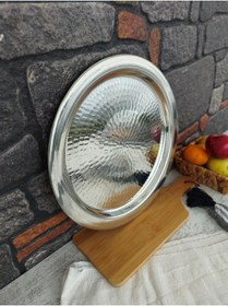 Resim Bakır Künefe Tepsi 32 Cm Bakır 