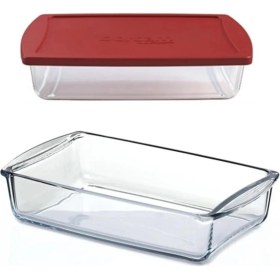 Resim Paşabahçekırmızı Kapaklı Borcam Dikdörtgen 1320CC 