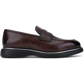 Resim Tamer Tanca Erkek Hakiki Deri Kahverengi Loafer Ayakkabı 1157 45-03 Erk Ayk Sk25-26 Kahve Dr Kahverengi 