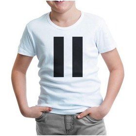 Resim Lord Tshirt Pause By Lines Beyaz Çocuk Tshirt 