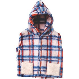 Resim Andywawa Erkek Bebek Ekose Desenli Welsoft Bebek Yelek Ac21076rp 001 