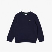 Resim Lacoste Çocuk Bisiklet Yaka Lacivert Sweatshirt 