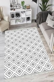 Resim Modern Westa Kaymaz Tabanlı Yıkanabilir Antibakteriyel Dijital Baskı Modern Halı Kilim, MD-0007E-WST-100X350 